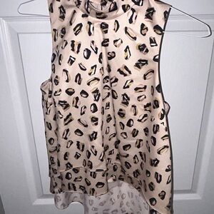 Leopard Print Sleeveless Top